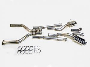AAM 3 Inch True Dual Exhaust System for 2016-2021 Infiniti Q50, Q60 3.0TT - AAMCQ50E-TD3-5S