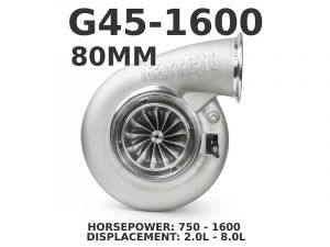 Garrett G45-1600 80mm G Series Turbo