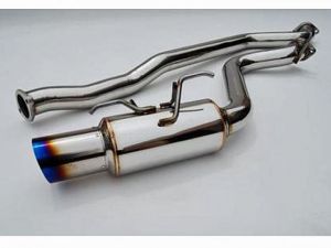 Invidia N1 Titanium Tip Cat Back Exhaust - 76mm - RACING - 5 Dr
