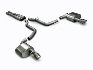 Corsa Performance Dual Rear Exit Cat-Back with 4.0 Inch Tips - Xtreme Sound Level