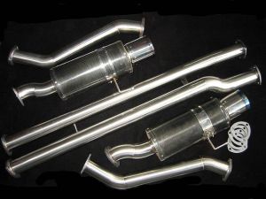 HKS 3in Carbon Ti Exhaust