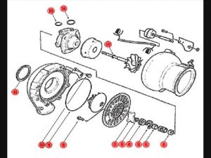 Garrett Ford 7.3L TP38-GTP38 Standard Turbo Rebuild Kit
