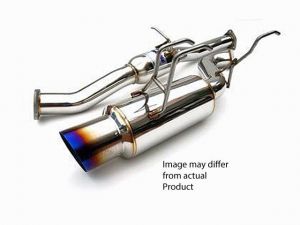 Invidia Dual N1 Single Layer Titanium Tipped Cat-back Exhaust - 76mm