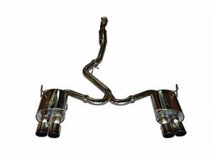 Turbo XS Quad Tip Catback Exhaust - Sedan