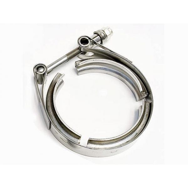Garrett 4.5 Inch V-Band Clamp - Max Diameter - Stainless Steel - Comp V-Band Out - Large frame Garrett 4.5 Inch V-Band Clamp - Max Diameter - Stainless Steel - Comp V-Band Out - Large frame