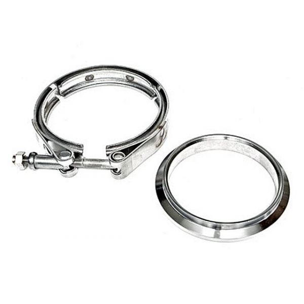 EFR 3 Inch Stainless Downpipe Flange and Clamp EFR 3 Inch Stainless Downpipe Flange and Clamp