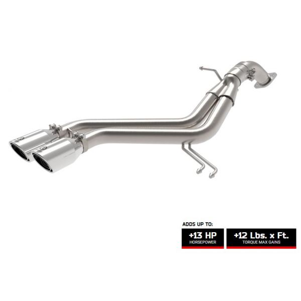 aFe Takeda Stainless Steel Axle-Back Exhaust System w/ Polished Tips for 2013-2017 Hyundai Veloster Turbo 1.6T GDi - 49-37019-P aFe Takeda Stainless Steel Axle-Back Exhaust System w/ Polished Tips for 2013-2017 Hyundai Veloster Turbo 1.6T GDi - 49-37019-P