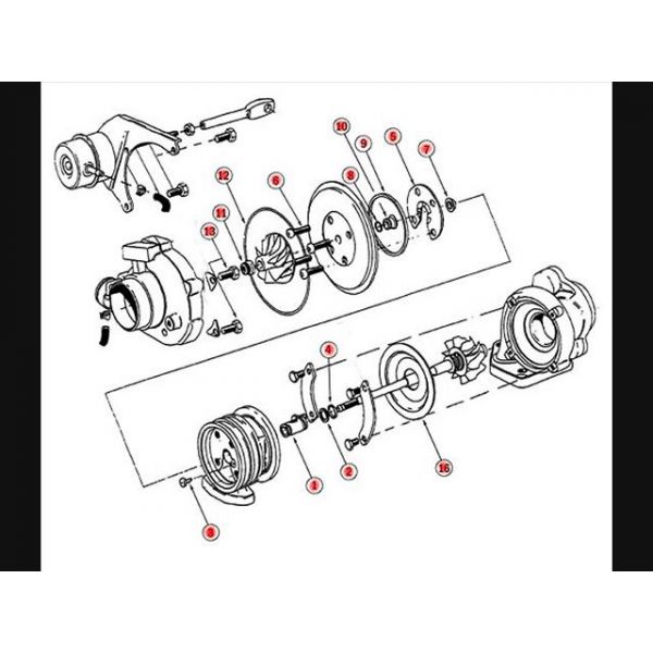 Garrett GT15-GT25 Turbo Rebuild Kit, Including VNT Turbos Garrett GT15-GT25 Turbo Rebuild Kit, Including VNT Turbos