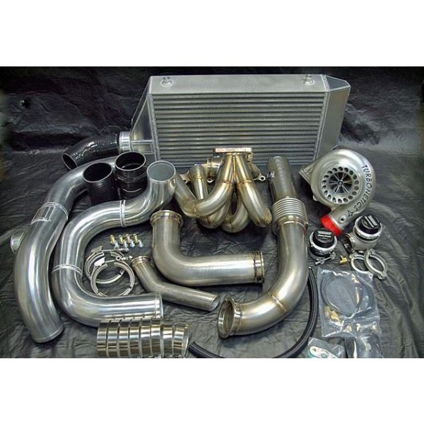 GoAUTO TM-X800 Top Mount Ball Bearing Turbo Kit for 1992-2000 Honda Civic, 1988-1991 Honda CRX, 1990-2001 Acura Integra