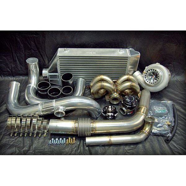 GoAUTO P-X650 Ball Bearing Turbo Kit for 1992-2000 Honda Civic, Del Sol, 1994-2001 Acura Integra B Series & D Series