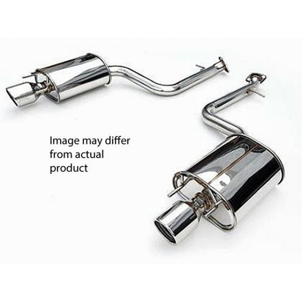 Invidia Q300 SS Tip Cat Back Exhaust - 70mm - 4 Dr