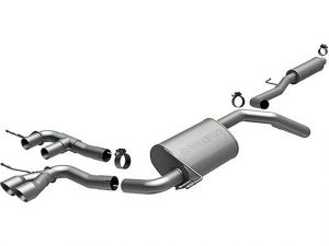 MagnaFlow Dual Center Rear Exit Stainless Cat Back Performance Exhaust