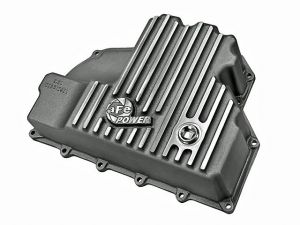 aFe Power Engine Oil Pan with Machined Fins - Raw Finish