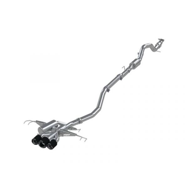 2017-2021 Honda Civic Type-R (FK8) MBRP Stainless CAT Back Triple Center Outlet Exhaust 2017-2021 Honda Civic Type-R (FK8) MBRP Stainless CAT Back Triple Center Outlet Exhaust