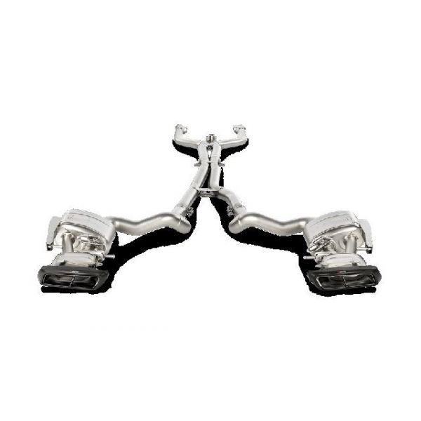 Akrapovic Evolution Line CAT Back Exhaust with Carbon Fiber Tips Akrapovic Evolution Line CAT Back Exhaust with Carbon Fiber Tips