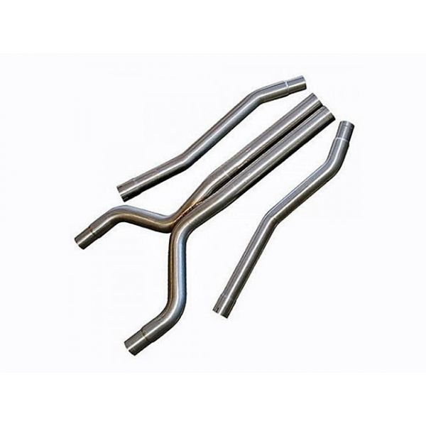 BBK Performance High Flow After Cat X Pipe - Aluminized Steel BBK Performance High Flow After Cat X Pipe - Aluminized Steel
