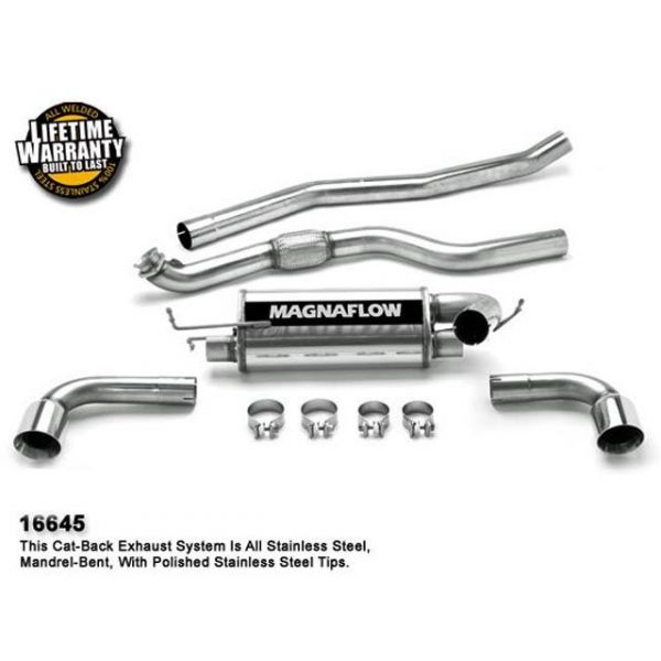 Magnaflow 3in Stainless Steel CAT Back Exhaust - Dual Exit for 06-09 Pontiac Solstice - 16645 Magnaflow 3in Stainless Steel CAT Back Exhaust - Dual Exit for 06-09 Pontiac Solstice - 16645