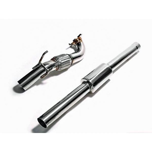 Armytrix High-Flow Performance Race Downpipe with Secondary Downpipe for 2008-2013 Volkswagen Golf & GTI - VWG6T-DD Armytrix High-Flow Performance Race Downpipe with Secondary Downpipe for 2008-2013 Volkswagen Golf & GTI - VWG6T-DD