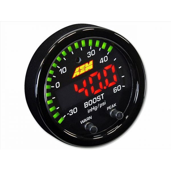 AEM X-Series 60PSI 4BAR Boost Display Gauge AEM X-Series 60PSI 4BAR Boost Display Gauge